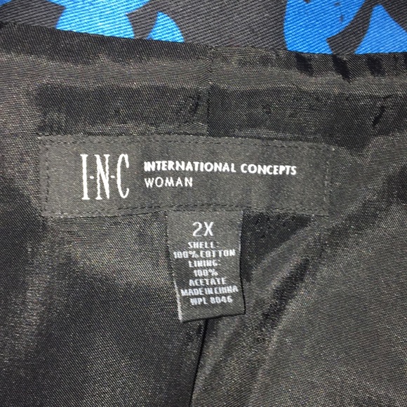 INC woman print jacket 🌸 - Picture 8 of 8